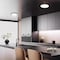 Feit Electric Feit EDGELIT 1.4 in. H X 11 in. W X 11 in. L Matte Black Black LED Flat Panel Light Fixture FP11EX6WYBK2 - alternate 5